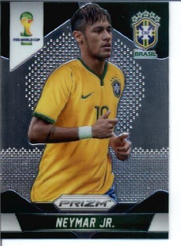 2014 Fifa Panini Prizm World Cup Soccer Card # 112 Neymar Jr. Brazil