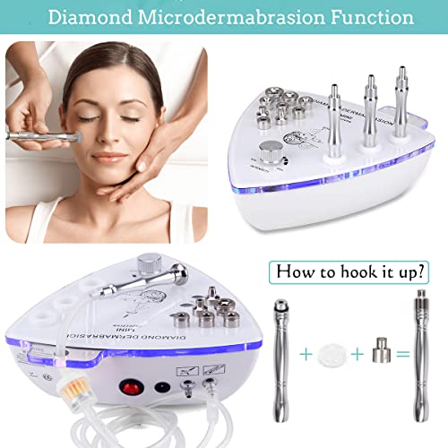 Diamond Microdermabrasion Machine with Spray Gun, Yofuly 6568cmHg