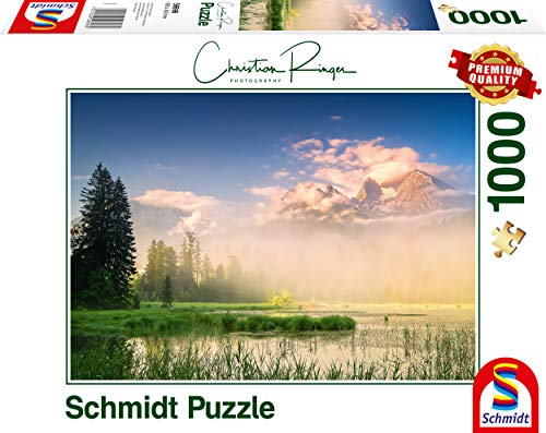 Schmidt Spiele 59696 Christian Ringer, Taubensee, 1.000 Teile Puzzle, Bunt