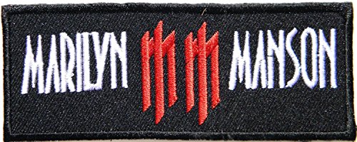 MARILYN-MANSON-Heavy-Metal-Rock-Punk-Band-Logo-Music-Patch-Sew-Iron-on-Embroidered-Badge-Sign-Costume-Gift