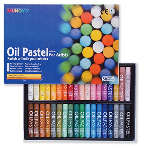 Mungyo gallery oil pastels cardboard box set of 36 stan…