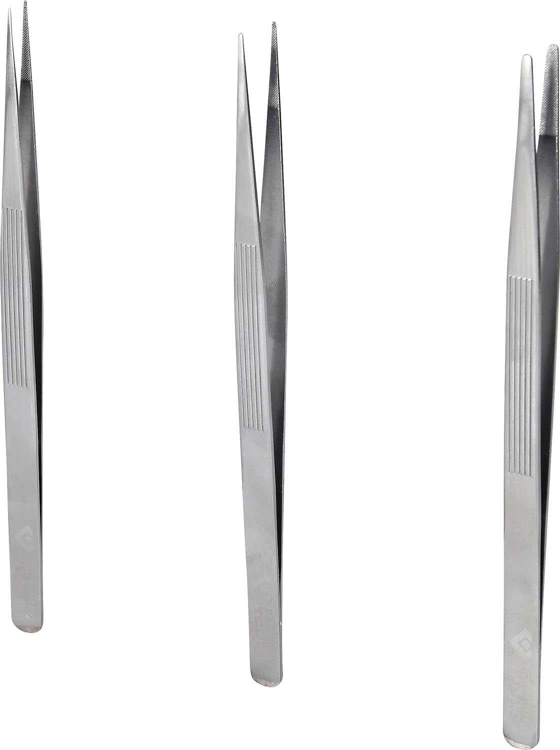 BRILLIANT TOOLS BT067905 Tweezers Set of 3 [Powered by KS Tools]