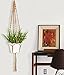 AshmanOnline Plant Hanger Macrame Jute 4 Legs 48 Inch with Beads