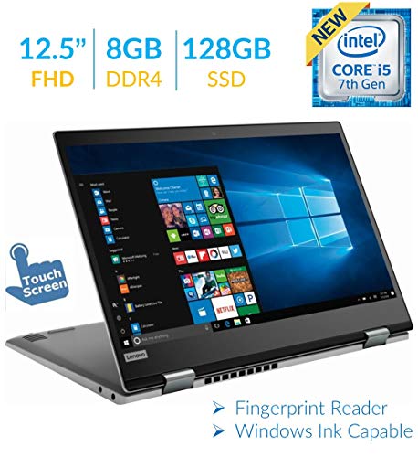 Lenovo Yoga 720 12.5” 2-in-1 Touchscreen FHD IPS (1920 x 1080) Laptop PC, Intel Core i5-7200U, 8GB DDR4, 128GB SSD, USB Type-C, Bluetooth, Fingerprint Reader, Built for Windows Ink, Windows 10
