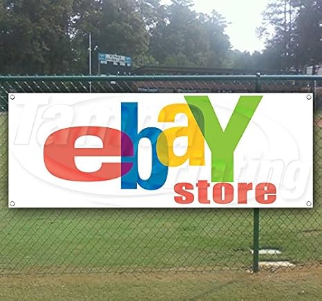Amazon Com Ebay Store 13 Oz Heavy Duty Vinyl Banner Sign With