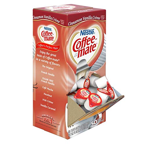 Coffee-mate Liquid Creamer Singles - Cinnamon Vanilla Creme - 50 ct