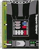 Star Wars Trapper Keeper 3 Subject Notebook by Mead, Assorted Designs, 120 Wide Ruled Sheets