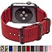Hiking Trail Nylon Band | The Original Rugged Compatible with Apple Watch Band for Men & Women - Soft, Breathable, Woven Water-Resistant Nylon Mens iWatch Strap | Fits Ultra 2 & Ultra 49mm 46mm 45mm 44mm Series 10 & All Models (Rockwell Red)