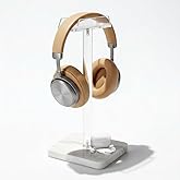 Dealpoli Acrylic Marble Headset Holder Headphone Holders for Desk, Gaming Headphone Stand,Universal Holder for Music Headset Accessories 1 Pack(DP029)