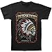 Lynyrd Skynyrd Men's Indian Skeleton T-shirt X-Large Black