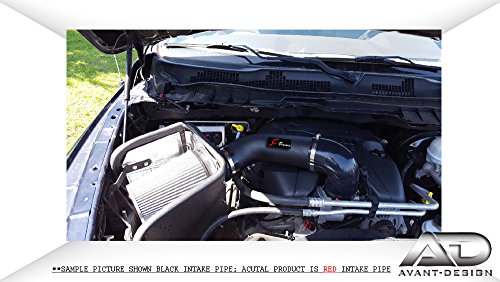 AF Dynamic Red Air Filter Intake Kit 2009-2017 For Ram 1500/2500/3500 HEMI ST SXT SLT 5.7L 5.7 V8 - Thumbnail 2