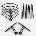 Yosoo Propellers Prop Protector, Propellers Blade Rotor, Landing Skid Spare Parts Set for JXD 509G 509W RC Drone