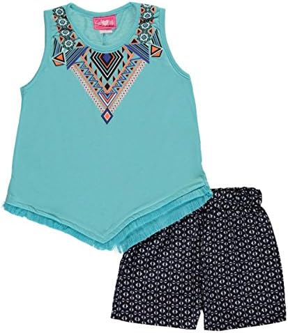 Girls Luv Pink Big Girls' "Diamond Sequence" 2-Piece Outfit