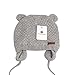 XIAOHAWANG Warm Baby Hat Cute Bear Toddler Earflap Beanie for Fall Winter (2-3 Years, A-Grey)