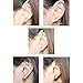 YC_jewelry 16G Surgical Steel Captive Bead Hoop CBR Earrings Belly Lip Eyebrow Nipple Helix Tragus Stud Body Piercing Jewelry