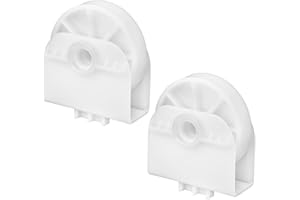 SUPERBOBI 2 pcs AHJ72909001 Refrigerator Freezer Drawer Roller Replacement for LG/Kenmore, Replaces Part AHJ73329901 AP4671331, Freezer Tray Roller