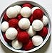 Yarn Place Felt Balls - 100 Pure Wool Beads 20mm Mixed Colorful Mixed Colors