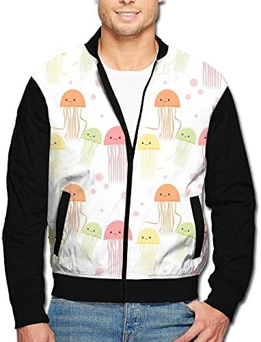 XinYunJL Men's Jellyfish Medusa Color Block Winter Jackets\r\nWaterproof With Pockets For Outdoor