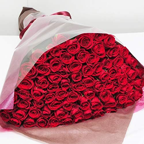 本数をお選びください 赤いバラの花束 10本 100本 最高級の