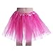 Anleolife 12'' Birthday Tutu Skirt Girls (hot pink)
