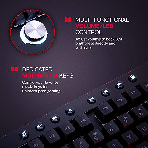 Monster Alpha 5.0 LED Mechanical Gaming Keyboard with Antighosting