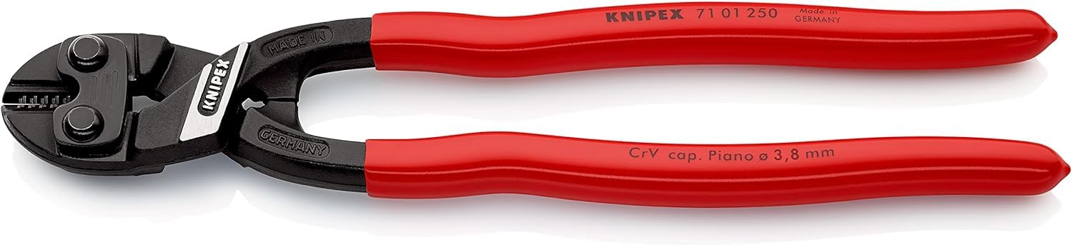 KNIPEX Cobolt XL Compact Bolt Cutter with Plastic Coating 250 mm, 71 01 250