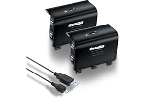 dreamGEAR Xbox One Charge Kit. Includes Charge Cable & 2 Rechargeable Batteries