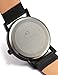 SINOBI New Fashion Round Mens Women Unisex Black Polyurethane Synthetic Leather Band Quartz Wrist Watch SNB004