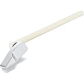 Qualihome Toilet Tank Flush Lever Replacement for Mansfield - Front Mount, Chrome Finish Handle - Designed for Optimal functionality - Compatible with Mansfield Flush Valve Systems