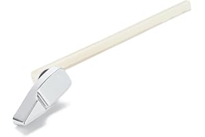 Qualihome Toilet Tank Flush Lever Replacement for Mansfield - Front Mount, Chrome Finish Handle - Designed for Optimal functionality - Compatible with Mansfield Flush Valve Systems