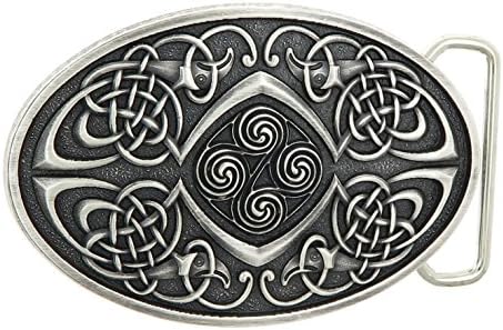 Celtic Knot Oval Belt Buckle