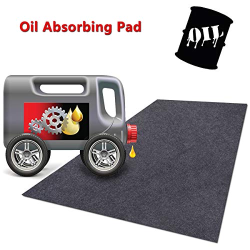 Meitola Cleanable Floor Oil Spill Mat,Oil Absorbing pad Durable