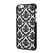 Moonmini Baroque Retro Court Lace Pattern Texture Hard Plastic Clear Case for Apple iPhone 6 / Apple iPhone 6S 4.7 inch Damask Black