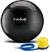 HemingWeigh Exercise and Yoga Ball Chair Fitness Ball for Workout Balance, Pregnancy Abs and Core Strength Gym and Stability Ball with Pump Black 75 cm 29.6 Inch