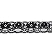 5 Yards Stretch Flower Lace DIY Trims Clothes Sewing Craft DIY Dress Black