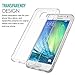 Galaxy A3 Case, MoKo Shock Absorbing TPU Bumper Slim Clear Protective Case with Anti-Scratch Hard Back Cover for Samsung Galaxy A3 4.7 Inch (2016) - Crystal Clear (NOT FIT Galaxy A3 4.5