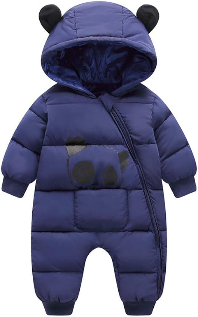 Sameno Baby Cartoon Bear Snowsuit 02 T Winter Newborn Infant Bodysuit Down Suit