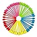 50 Pack of Reusable Silicone Cable Tie Straps Zip Ties Multi Color, Adjustable Twist Ties Rubber Ties for Cable/Bag/Headset/Plants Ties Soft, Pink/Red/Yellow/Green/Blue