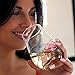 Hand Painted Stemless Wine Glasses by Sonoma Artisan, Set of 2. Ideal for Casual Entertaining, Unique Gift Idea, Romantic Night in, or Just Elevating Your Wine Enjoyment
