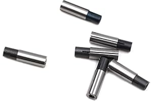 Chiloskit Collet Adapter 1/4 to 1/8, Collet Chuck Conversion CNC Engraving Bit Router Converter for Router Cutter Milling Bit,6 Pics