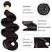 Zemokwa Human Hair Bundles Body Weave Hair Brazilian Hair Bundles 10 Inch 1 Bundle 100g 10A 100% Remy Virgin Hair Weft Unprocessed Natural Black Color Hair Extensions