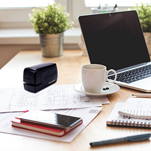 Electric Stapler, VEYETTE Black High Impact Stapler with Adapter for Office Home School Use, 15 to 20 Sheets