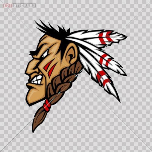 Decal Vinyl Stickers Indian Car Window Wall Art Decor Doors Helmet Truck Motorcycle Note Book Mobile Laptop Size: 5 X 4.5 Inches Vinyl color print