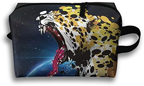SHOUNABAG Roaring Jaguar Travel Cosmetic Bags Small Makeup Clutch Pouch Cosmetic And Toiletries Organizer Bag