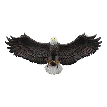 Amazoncom Freedom Reigns Large Flying Bald Eagle Wall