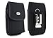 Wonderfly Vertical Pouch Compatible with Samsung Galaxy Mega 6.3, HTC One Max, Nokia Lumia 1520 or LG G Flex, a Large Rugged Nylon Carrying Case, Fits The Phone with a Thick Case