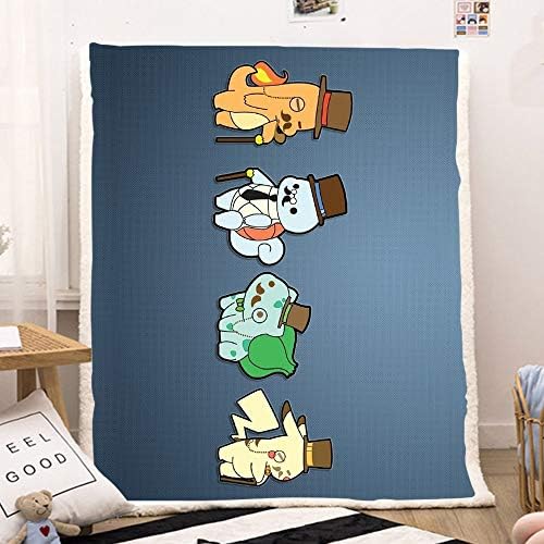 NEW Pokemon Bulbasaur Fleece Blanket 150 x 200 cm US Seller