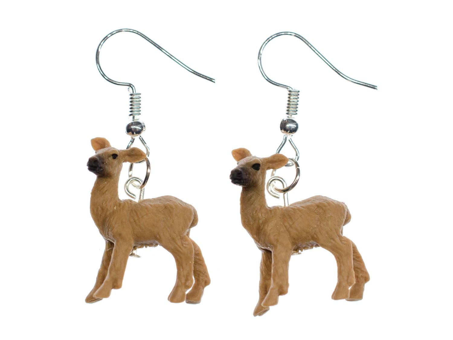 Deer Earrings Miniblings Forest Animal Animals Fawn Fallow Nature Rubber