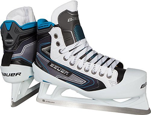 Bauer Reactor 7000 Hockey Goalie Skates Senior 6.0 EE black/white/blue