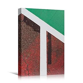 signwin Canvas Wall Art Painted Lines Abstract Colorful...